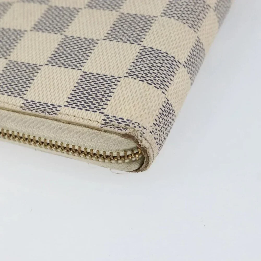 LOUIS VUITTON Damier Azur Zippy Wallet Long Wallet N60019 LV Auth BA8381 - Picture 5 of 16